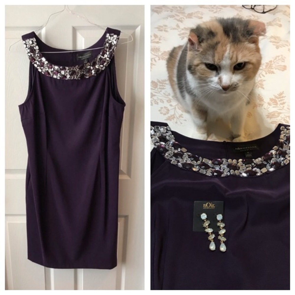 Pretty Plum Cocktail Dress